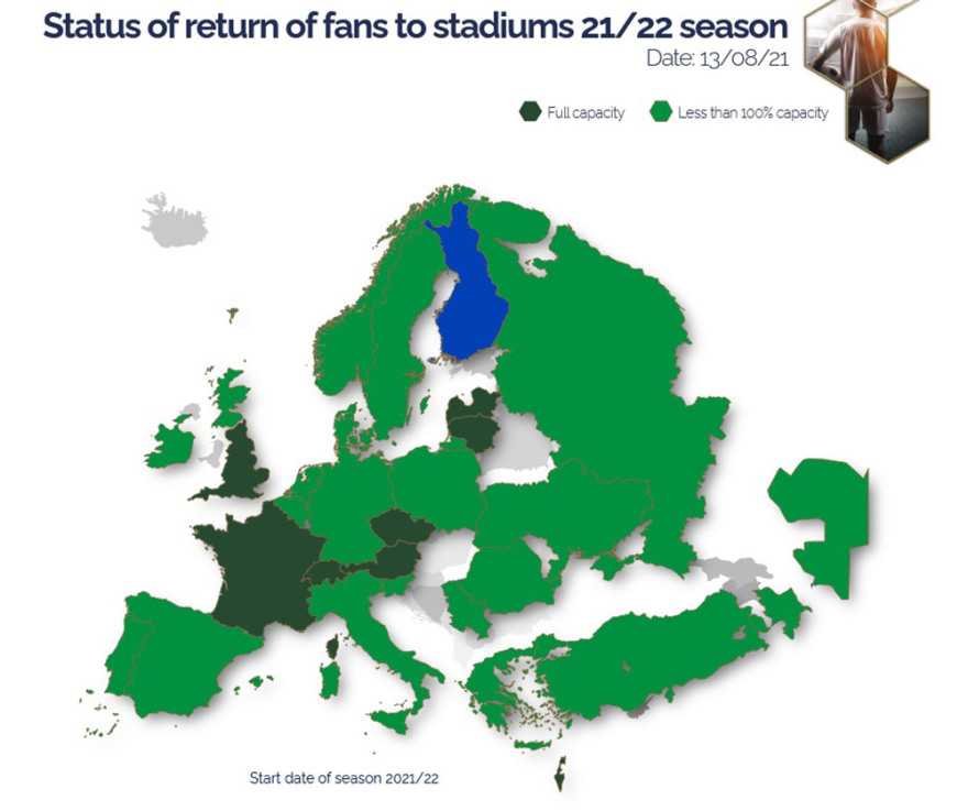 Τι ισχύει με τους φιλάθλους σε κάθε πρωτάθλημα της Ευρώπης