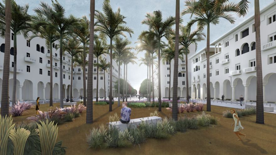 Θεσσαλονίκη:  Ανάπλαση της Πλατείας Αριστοτέλους με νερό και «Δωμάτια» με φοίνικες - Σε ομάδα του ΕΜΠ το 1ο βραβείο