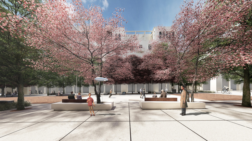 Θεσσαλονίκη:  Ανάπλαση της Πλατείας Αριστοτέλους με νερό και «Δωμάτια» με φοίνικες - Σε ομάδα του ΕΜΠ το 1ο βραβείο