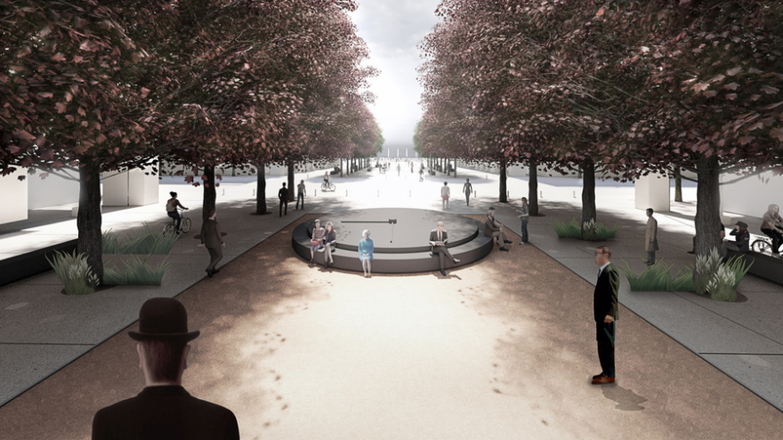 Θεσσαλονίκη:  Ανάπλαση της Πλατείας Αριστοτέλους με νερό και «Δωμάτια» με φοίνικες - Σε ομάδα του ΕΜΠ το 1ο βραβείο