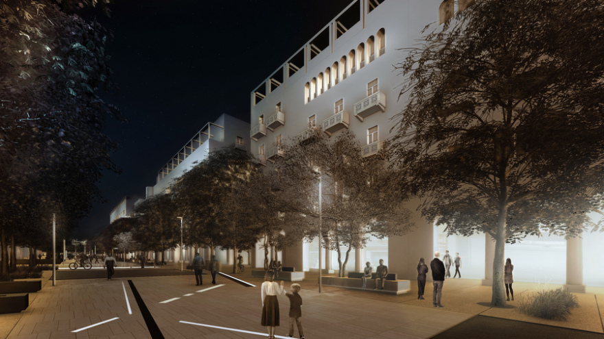 Θεσσαλονίκη:  Ανάπλαση της Πλατείας Αριστοτέλους με νερό και «Δωμάτια» με φοίνικες - Σε ομάδα του ΕΜΠ το 1ο βραβείο