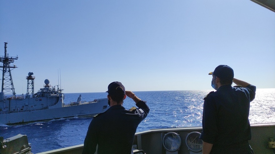 Στη ναυτική βάση Gargoub της Αιγύπτου κατέπλευσε η φρεγάτα «Σαλαμίς»