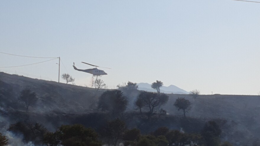 Φωτιά στην περιοχή Παραδείσι στην Κω