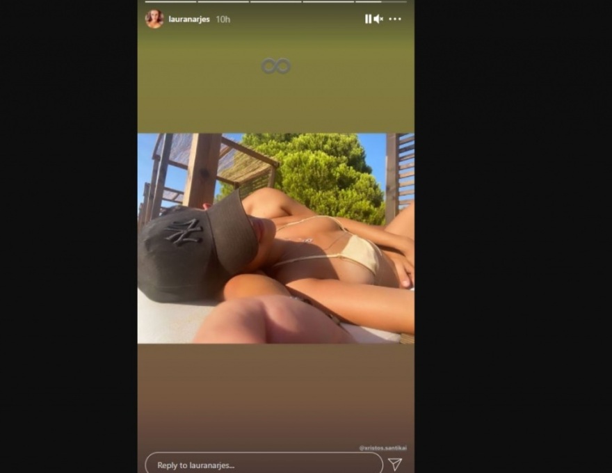 Λάουρα Νάργες - Χρήστος Σαντικάι: Δημοσιεύουν την πρώτη τους κοινή φωτογραφία... αγκαλιά!