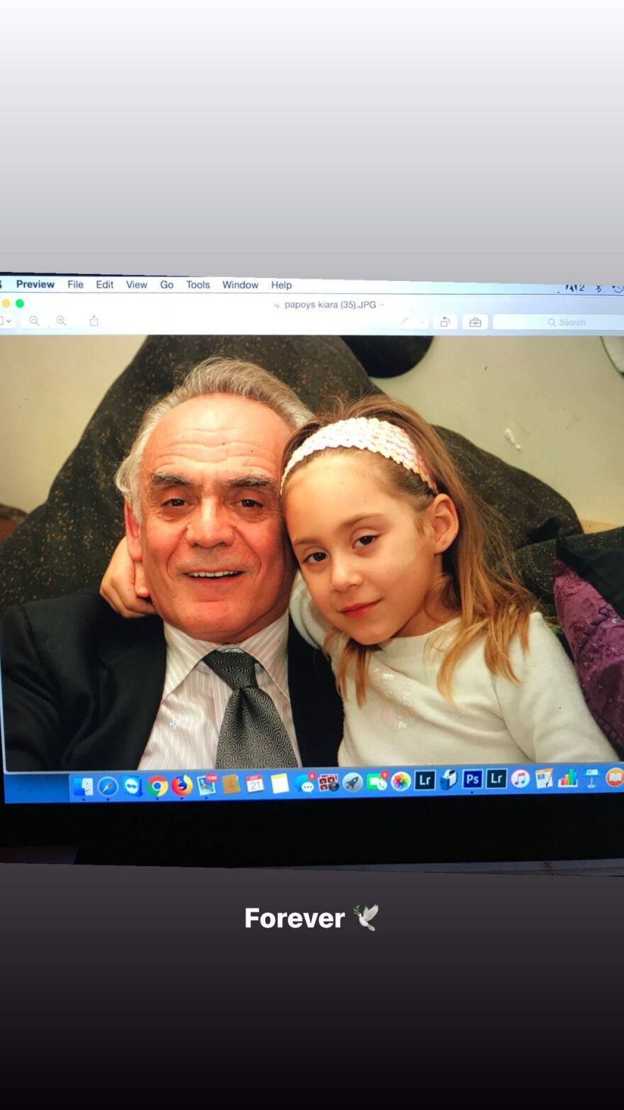 Κιάρα Μαρκέζη: Έτσι αποχαιρέτησε τον παππού της Άκη Τζοχατζόπουλο