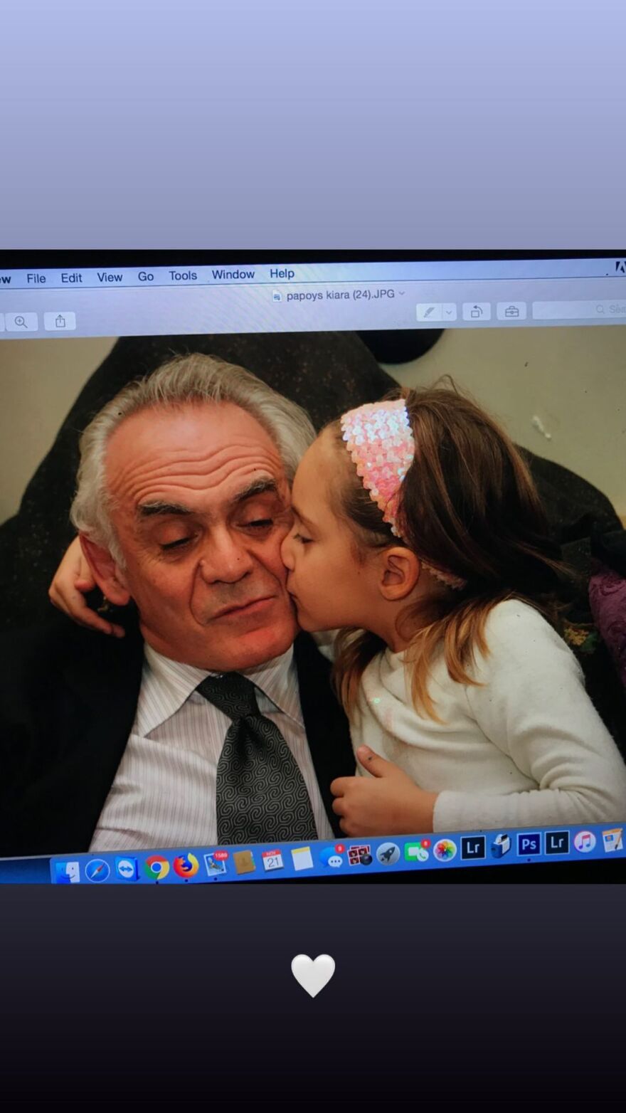 Κιάρα Μαρκέζη: Έτσι αποχαιρέτησε τον παππού της Άκη Τζοχατζόπουλο