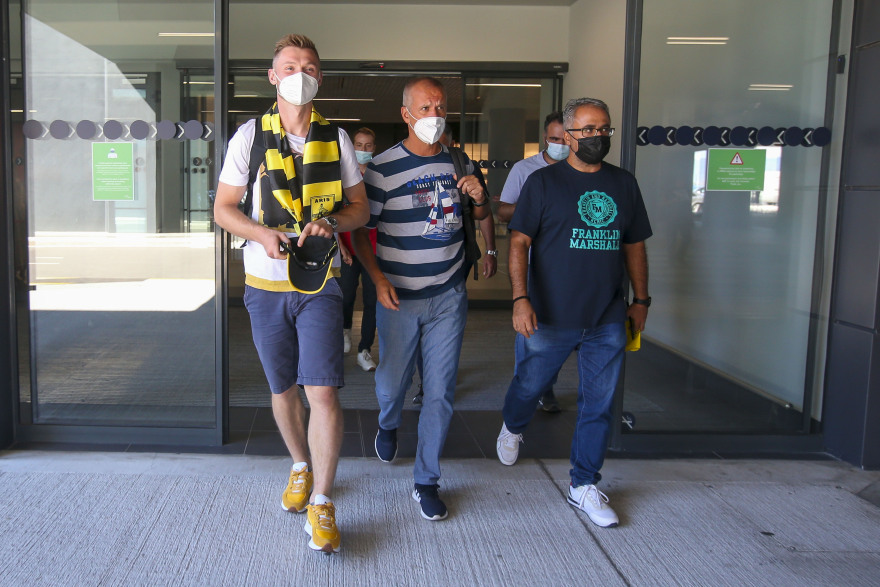 Έφτασε στη Θεσσαλονίκη ο Μπράμπετς: «Πρόκληση για μένα ο Άρης»