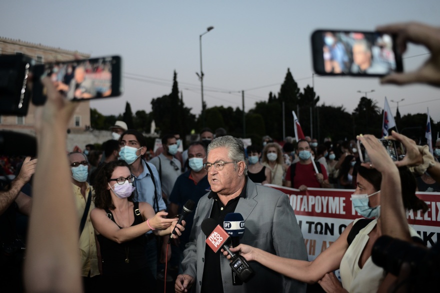 Κλειστό το Σύνταγμα λόγω συγκέντρωσης ενάντια  στο νομοσχέδιο της επικουρικής ασφάλισης