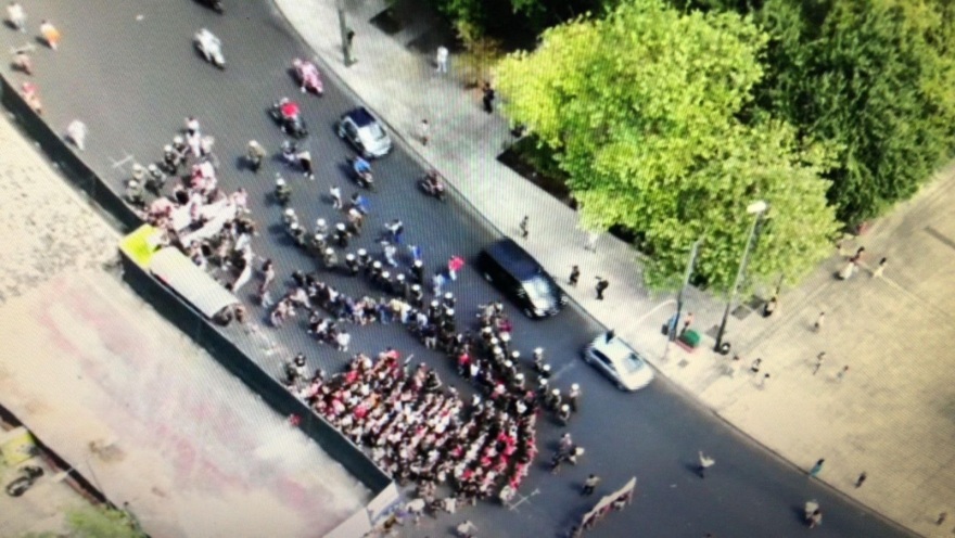 Για πρώτη φορά εφαρμόστηκε ο νόμος για τις πορείες 