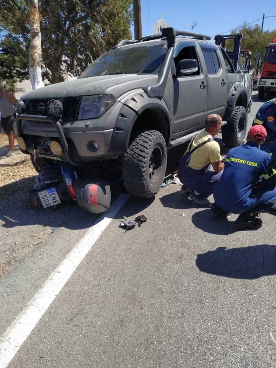 Σαντορίνη: Τροχαίο δυστύχημα με έναν νεκρό στην περιοχή της Μεσσαριάς