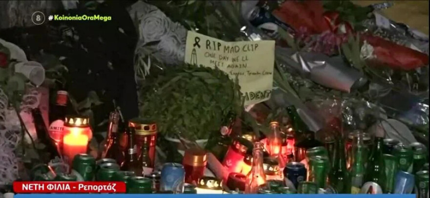 Mad Clip: Συρροή από θαυμαστές στο σημείο που σκοτώθηκε - Άφησαν κεριά και σημειώματα