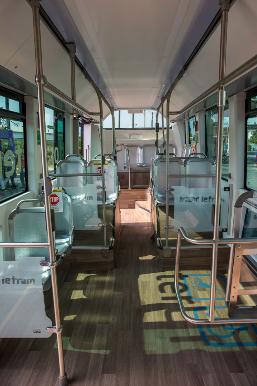 ΔΕΘ 2021: Παρουσίαση του αμιγώς Ηλεκτρικού Λεωφορείου Irizar ie tram του Ομίλου Επιχειρήσεων Σαρακάκη στο περίπτερο του Υπουργείου Υποδομών και Μεταφορών