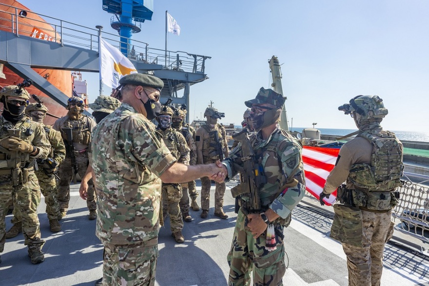 Ναυτική άσκηση Κύπρου και ΗΠΑ στο λιμάνι της Λεμεσού