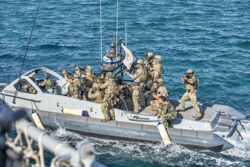 Ναυτική άσκηση Κύπρου και ΗΠΑ στο λιμάνι της Λεμεσού