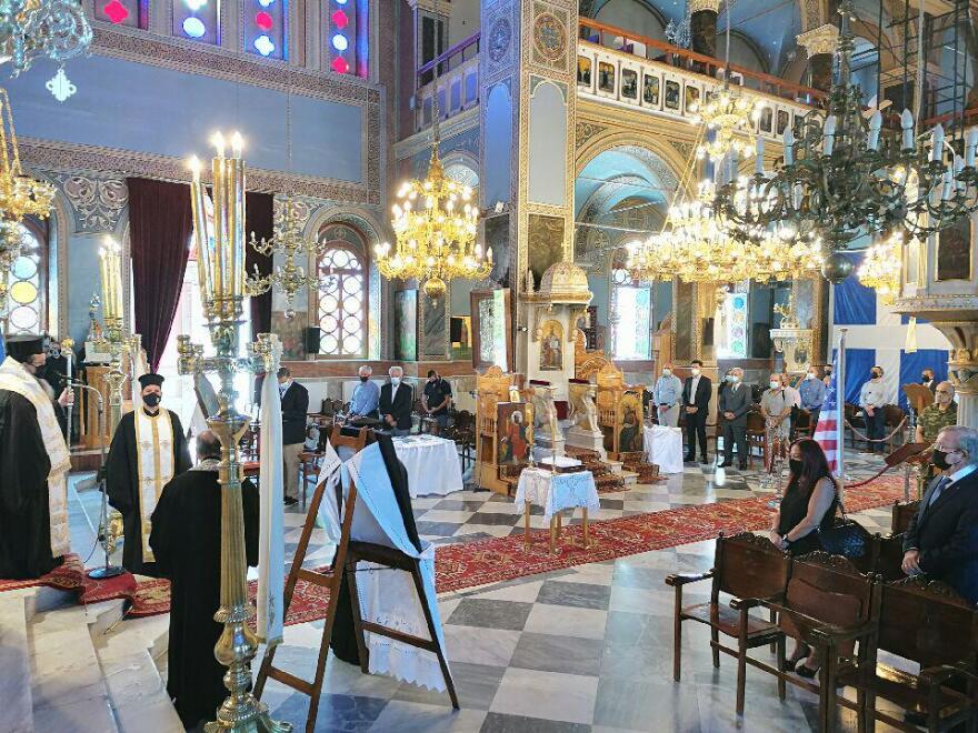 11η Σεπτεμβρίου: Μνημόσυνο στη Χίο για τα θύματα των Δίδυμων Πύργων - Δείτε φωτογραφίες