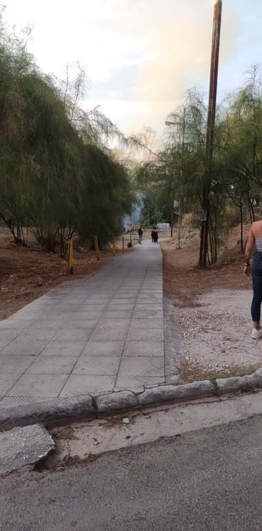 Φωτιά σε υπαίθριο χώρο στον Άγιο Δημήτριο 