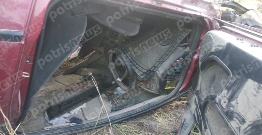 Ηλεία: Αυτοκίνητο έπεσε σε χωράφι και αναποδογύρισε - Τραυματίας ο οδηγός