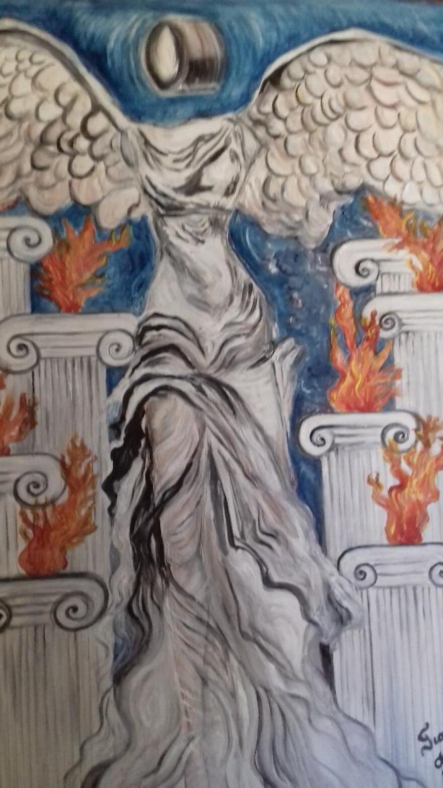 Η νέα έκθεση της ζωγράφου Γιούλης Φαρατζή στη Σύρο