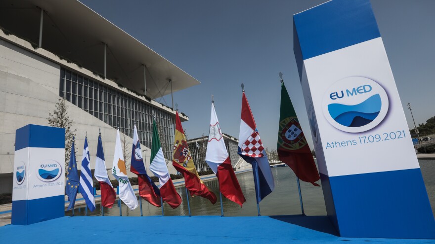 EUMED 9: Τους ηγέτες υποδέχτηκε ο Κυριάκος Μητσοτάκης