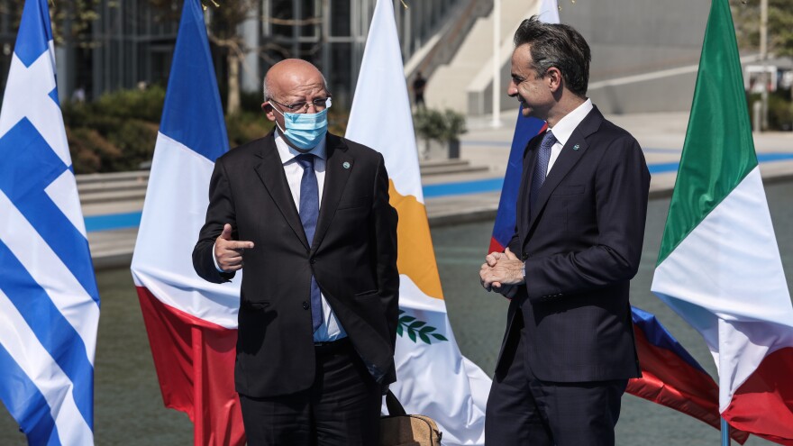 EUMED 9: Τους ηγέτες υποδέχτηκε ο Κυριάκος Μητσοτάκης