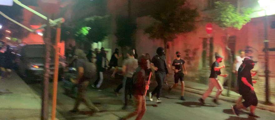 Επεισόδια στη Νίκαια μετά την πορεία για τα οκτώ χρόνια από τη δολοφονία του Παύλου Φύσσα