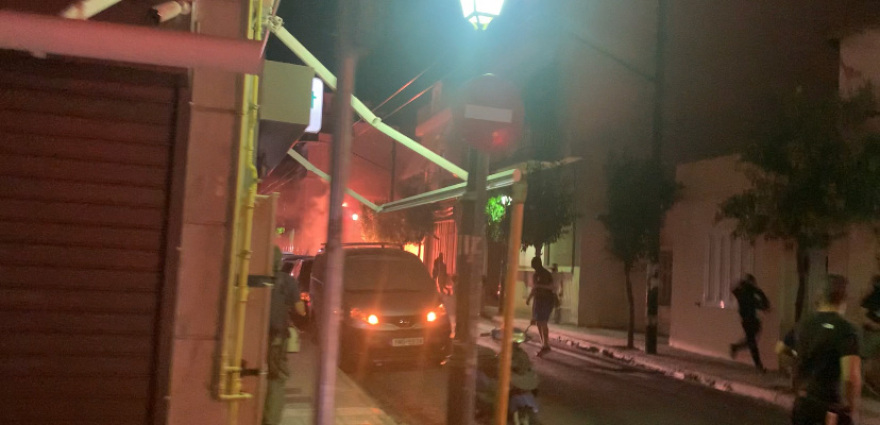 Επεισόδια στη Νίκαια μετά την πορεία για τα οκτώ χρόνια από τη δολοφονία του Παύλου Φύσσα