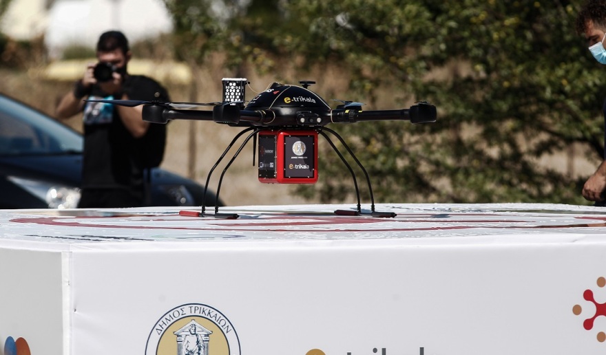 Τρίκαλα: Ξεκίνησε η πιλοτική μεταφορά φαρμάκων με drones σε απομακρυσμένες περιοχές