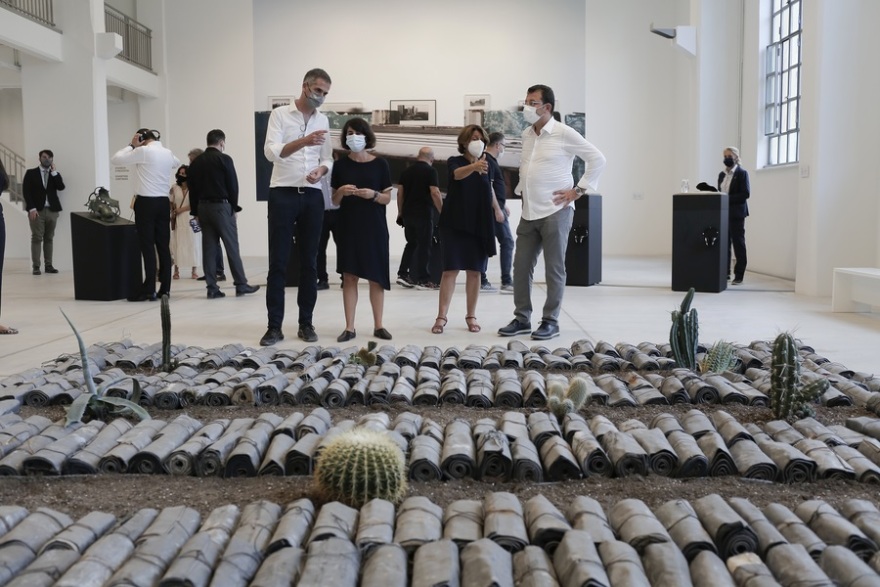 Μπακογιάννης - Ιμάμογλου στην έκθεση σύγχρονης τέχνης Portals (φωτογραφίες)