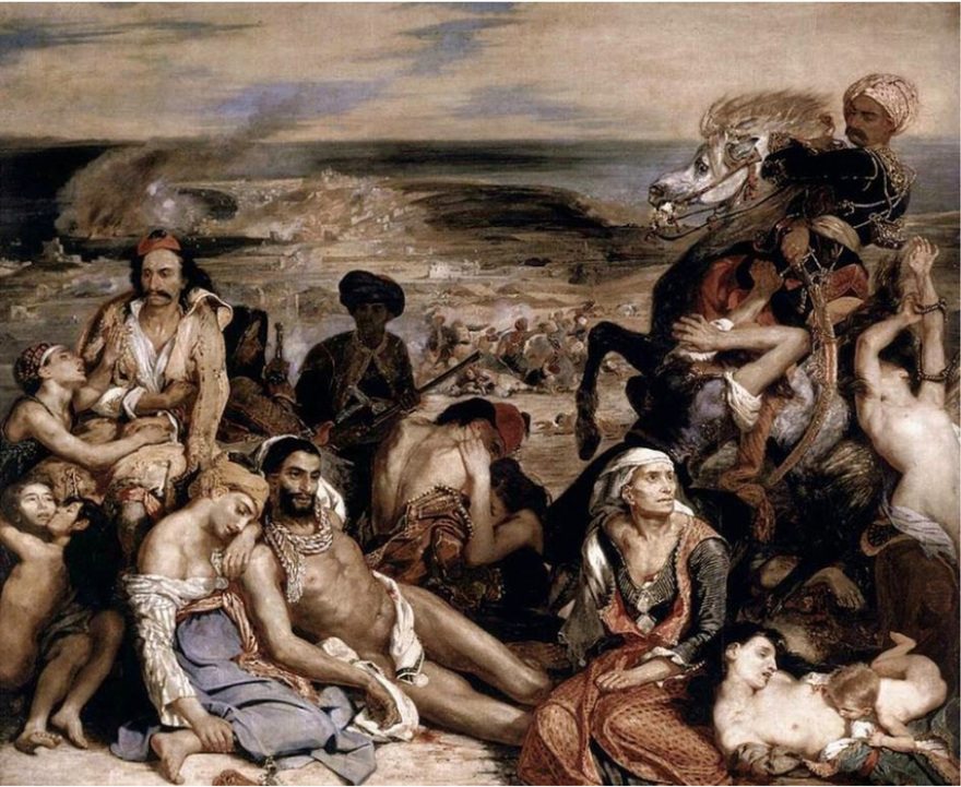 Οι σφαγές των Ελλήνων από τους Τούρκους σε Κωνσταντινούπολη,Σμύρνη, Κυδωνίες, Κύπρο, Κουσάντασι και αλλού το 1821 