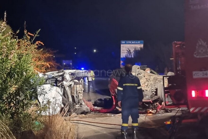 Τραγωδία στην Κρήτη: Δυστύχημα με δύο νεκρούς στον ΒΟΑΚ – Τέσσερις τραυματίες στο νοσοκομείο