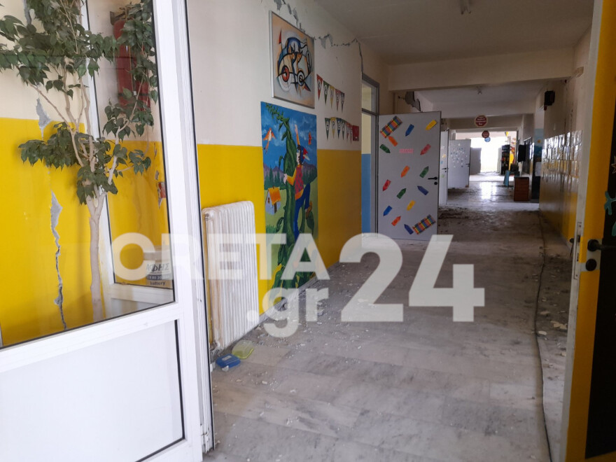 Σεισμός στην Κρήτη: Τον τρόμο που έζησαν τα παιδιά δείχνουν οι φωτογραφίες από τα «πληγωμένα» σχολεία 