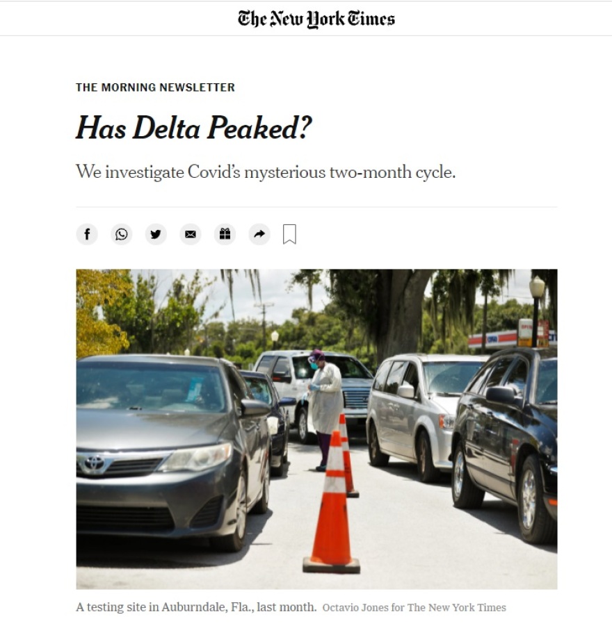 Κορωνοϊός: Γιατί τα κύματα της πανδημίας διαρκούν περίπου δύο μήνες