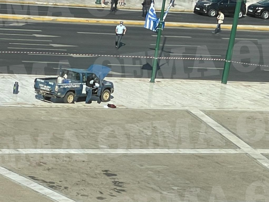 Με ψυχολογικά προβλήματα ο 58χρονος που «ανέβηκε» στον Άγνωστο Στρατιώτη - Τι είχε στο φορτηγάκι 