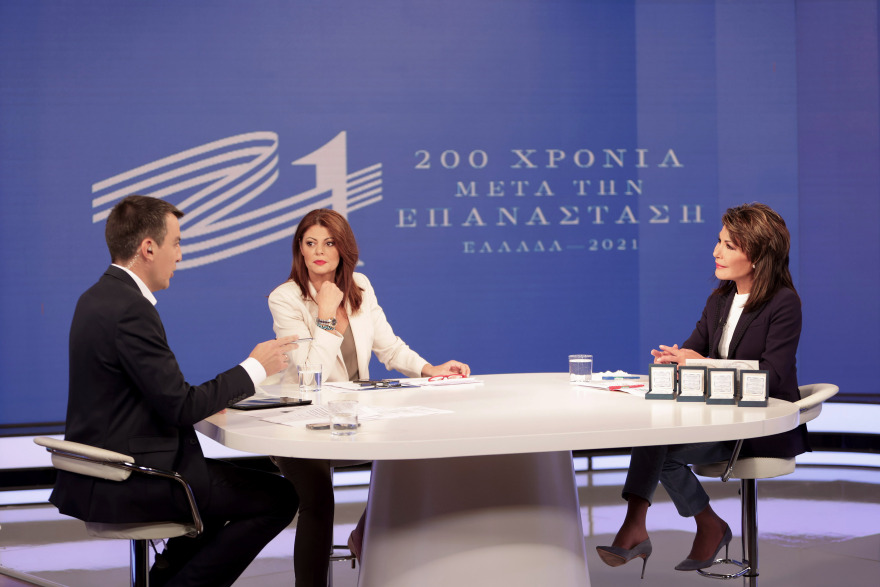 Η Γιάννα Αγγελοπούλου στην ΕΡΤ και τον ΣΚΑΪ για την πρωτοβουλία ενίσχυσης των πυρόπληκτων περιοχών