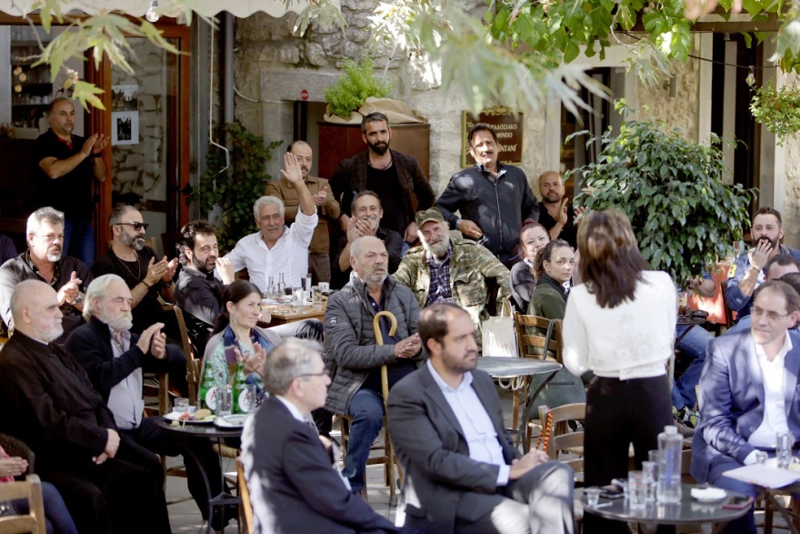 «Ελλάδα 2021» - Στα Ανώγεια η Γιάννα Αγγελοπούλου - «Να είμαστε καβάλα στο κύμα και όχι να μας πάρει το κύμα από κάτω»