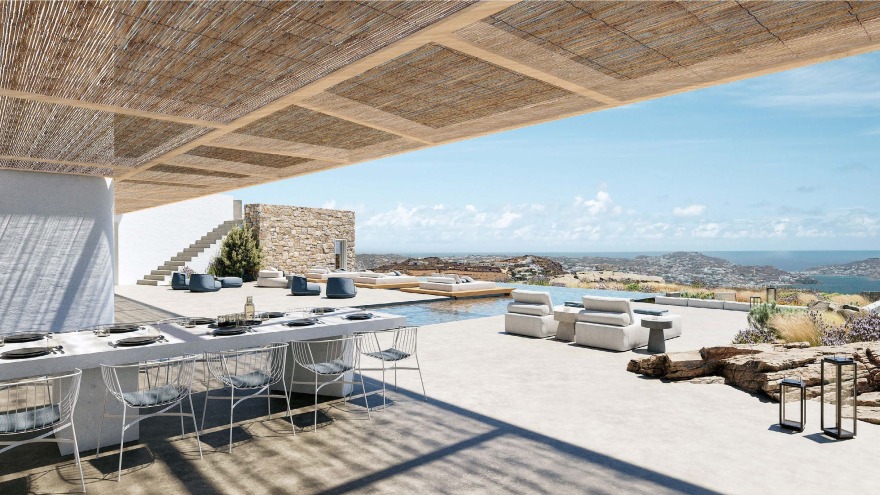 Rolls Royce  των 600.000 ευρώ μεταφέρει VIP στους κακοτράχαλους δρόμους της Μυκόνου 