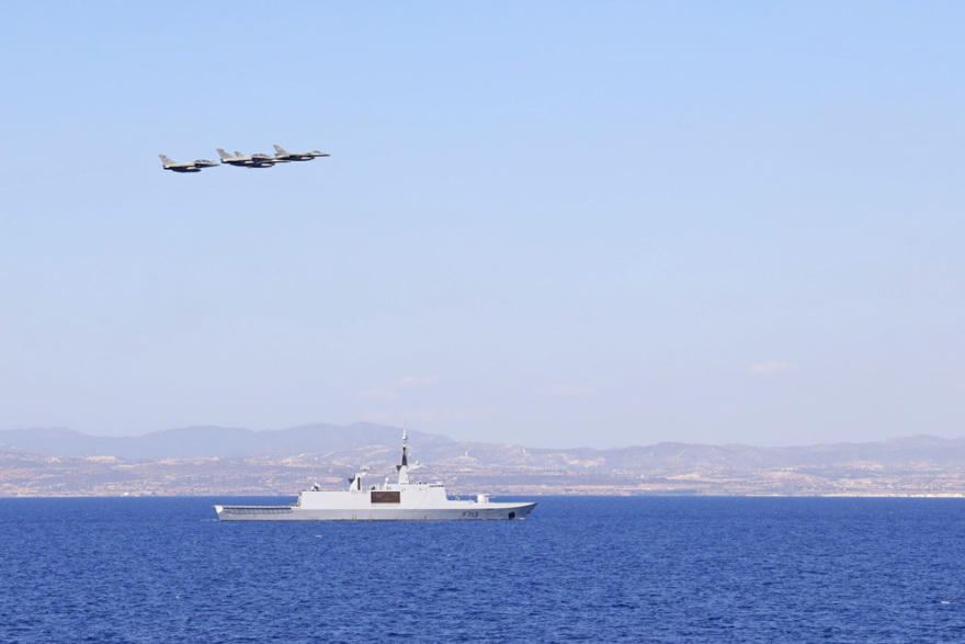 Εντυπωσιακές εικόνες από την αεροναυτική άσκηση «Eunomia 2/2021» στην Ανατολική Μεσόγειο