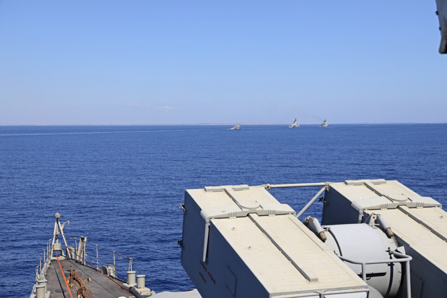 Εντυπωσιακές εικόνες από την αεροναυτική άσκηση «Eunomia 2/2021» στην Ανατολική Μεσόγειο