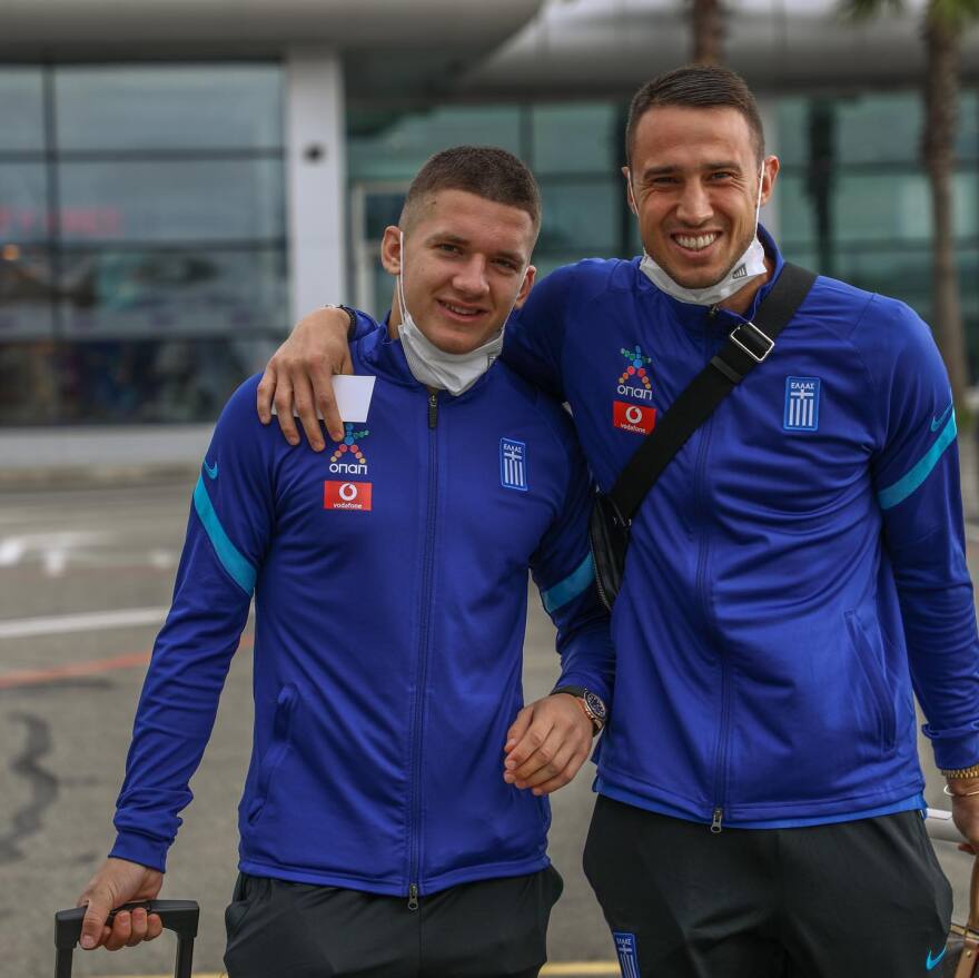 Η αποστολή της εθνικής ποδοσφαίρου έφτασε Στοκχόλμη