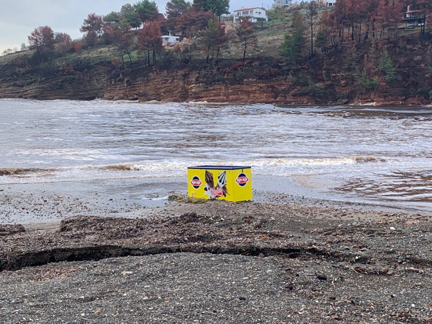 Η κακοκαιρία Αθηνά «σάρωσε» Εύβοια και Λάρισα - Πλημμύρες, κατολισθήσεις και αποκλεισμένοι δρόμοι