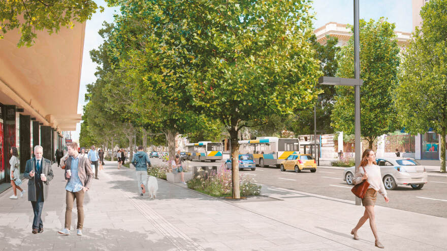 Αλλάζει ο «Μεγάλος Περίπατος» - Μπαίνει τάξη, μάρμαρα και πλατάνια στην οδό Πανεπιστημίου