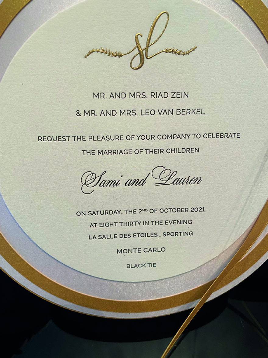 Σάμι Ζέιν - Λόρεν Βαν Μπέρκελ: Φωτογραφίες από τον γάμο στο Mονακό