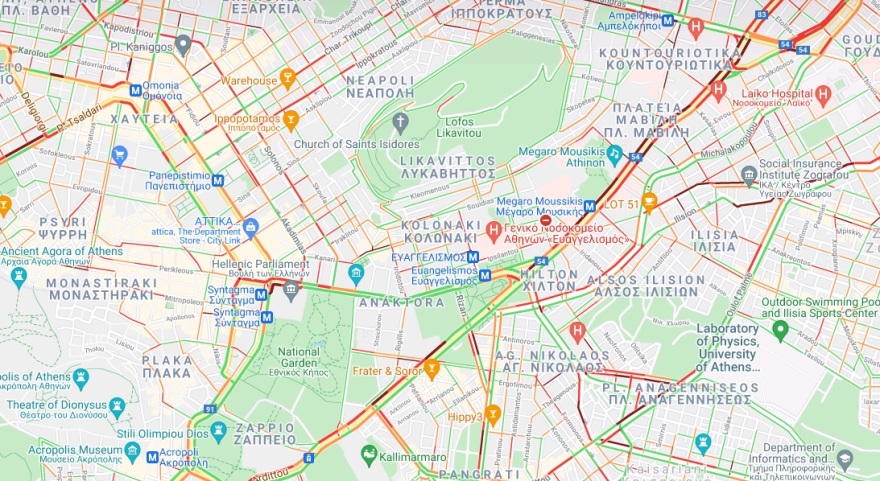 Κίνηση στους δρόμους: Κυκλοφοριακό χάος στους δρόμους της Αθήνας - Ανοίγουν οι δρόμοι στο κέντρο