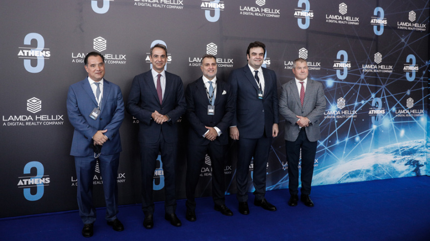Μητσοτάκης στα εγκαίνια της Lamda Hellix: «Φιλοδοξία μας να καταστεί η Ελλάδα κόμβος μεταφοράς δεδομένων»