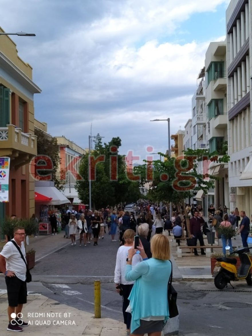 Οι πρώτες εικόνες από τον ισχυρό σεισμό των 6,3 Ρίχτερ στην Κρήτη