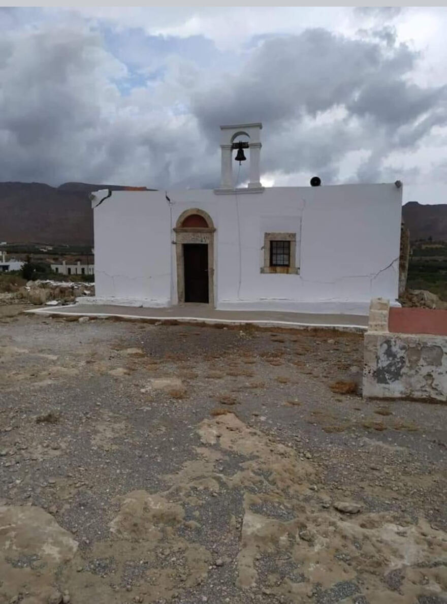 Πολύ ισχυρός σεισμός 6,3 Ρίχτερ στην Κρήτη - Ζημιές σε κτήρια, κατέρρευσε εκκλησάκι