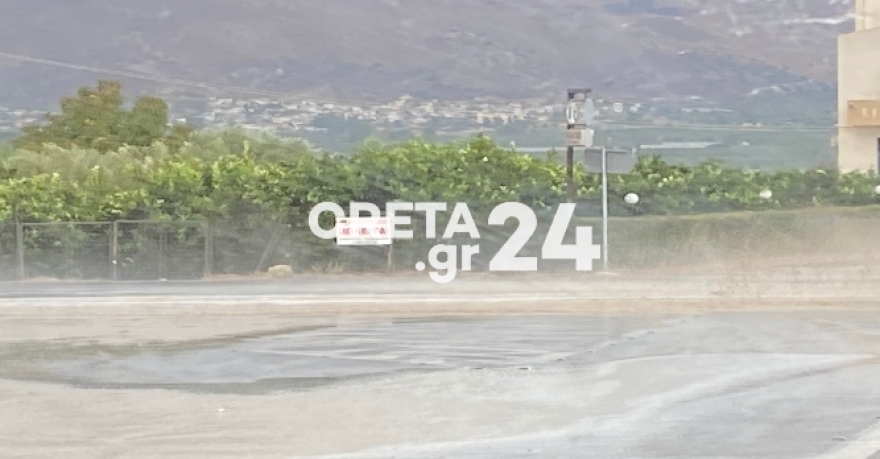 Κρήτη: Πλημμύρισαν δρόμοι στη Μεσαρά με τις πρώτες μπόρες