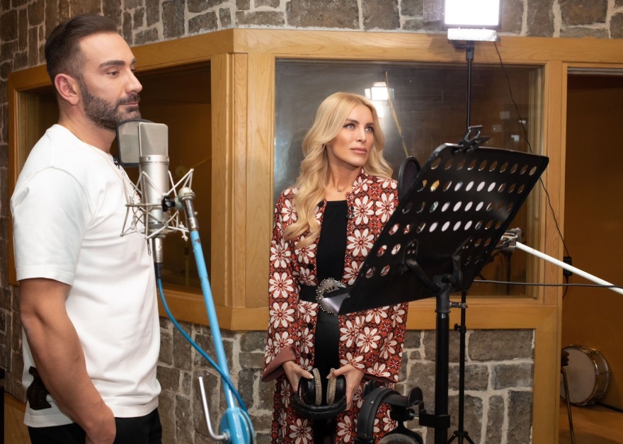 Just the 2 of Us: Κατερίνα Καινούργιου και Νίκος Κοκλώνης σε ένα εκρηκτικό ντουέτο - Τα πρώτα κλικ από τις πρόβες 