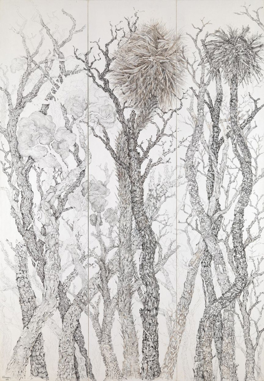 Η Ντένη Θεοχαράκη στην εμβληματική Saatchi Gallery του Λονδίνου