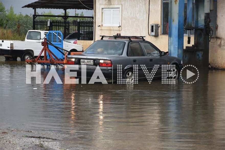Θυμίζει Βενετία η Γαστούνη - Η κακοκαιρία στην Ηλεία «χτύπησε» Σαβάλια, Βάρδα, Μανωλάδα, Κουρούτα και Σκαφιδιά